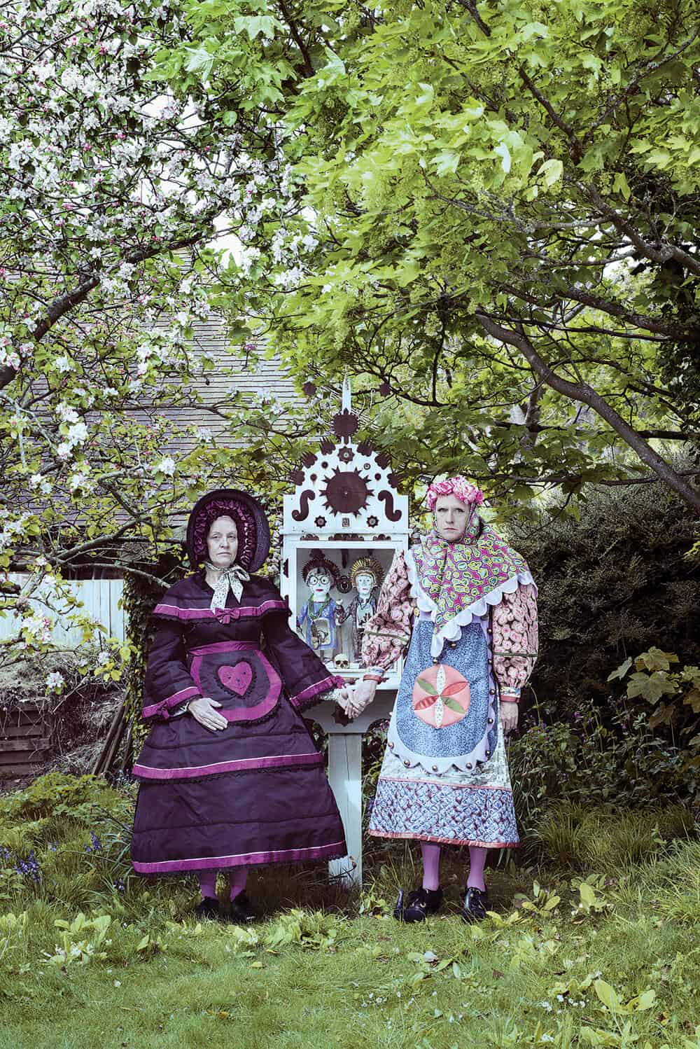 Grayson Perry, Couple visiting Marriage Shrine, 2017. C-type print, 75 x 50 cm. © Grayson Perry. Image courtesy of the artist and Victoria Miro, London.