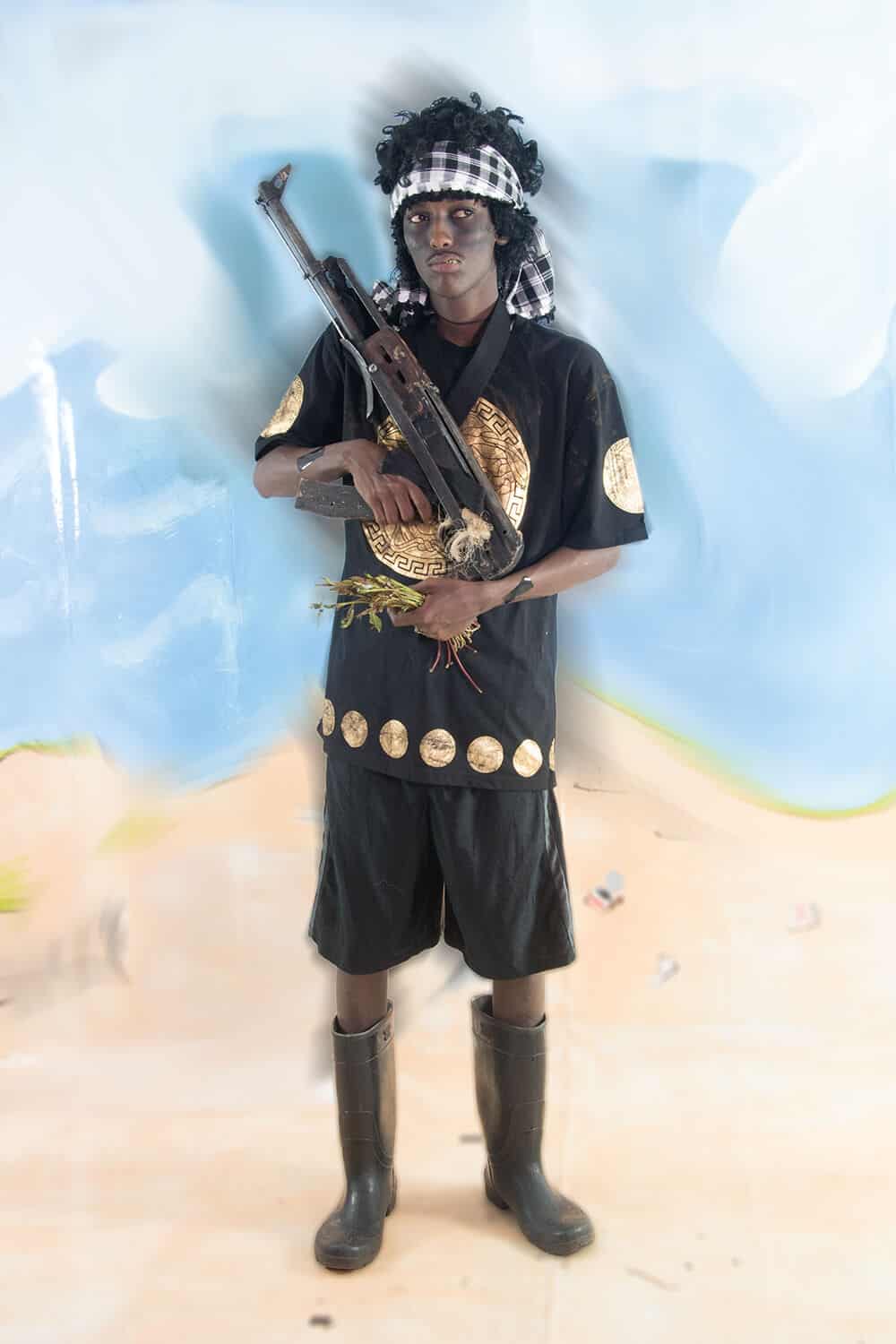 Jan Hoek, The Real Somali Pirates -Ahmali. Courtesy of the artist.