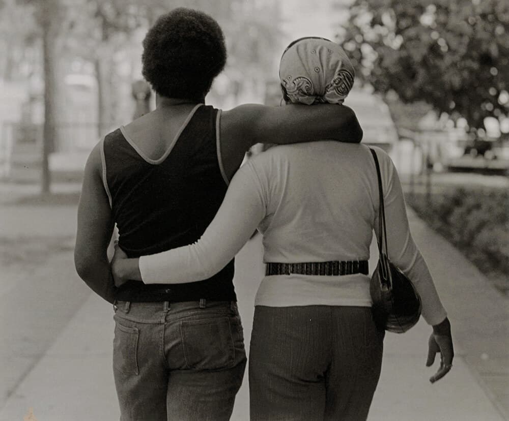 Roy DeCarava, Couple Walking, 1979. Image courtesy of the South London Gallery. 