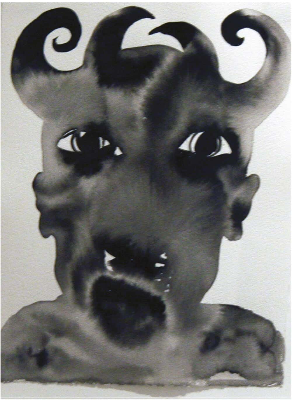 Barthélémy Togo, Devil Head No 5, 2016. ©Adagp, Paris. Images courtesy of Mario Mauroner Gallery, Vienna.