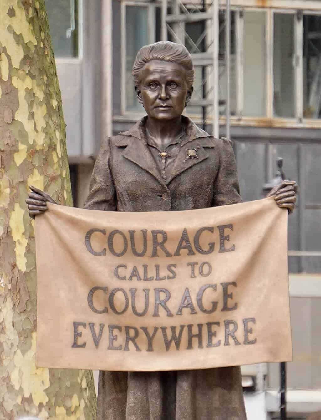 "The statue - unveiled at last", Millicent Fawcett statue unveiled, 2018. Photographer: Garry Knight. Courtesy of Wikimedia Commons.