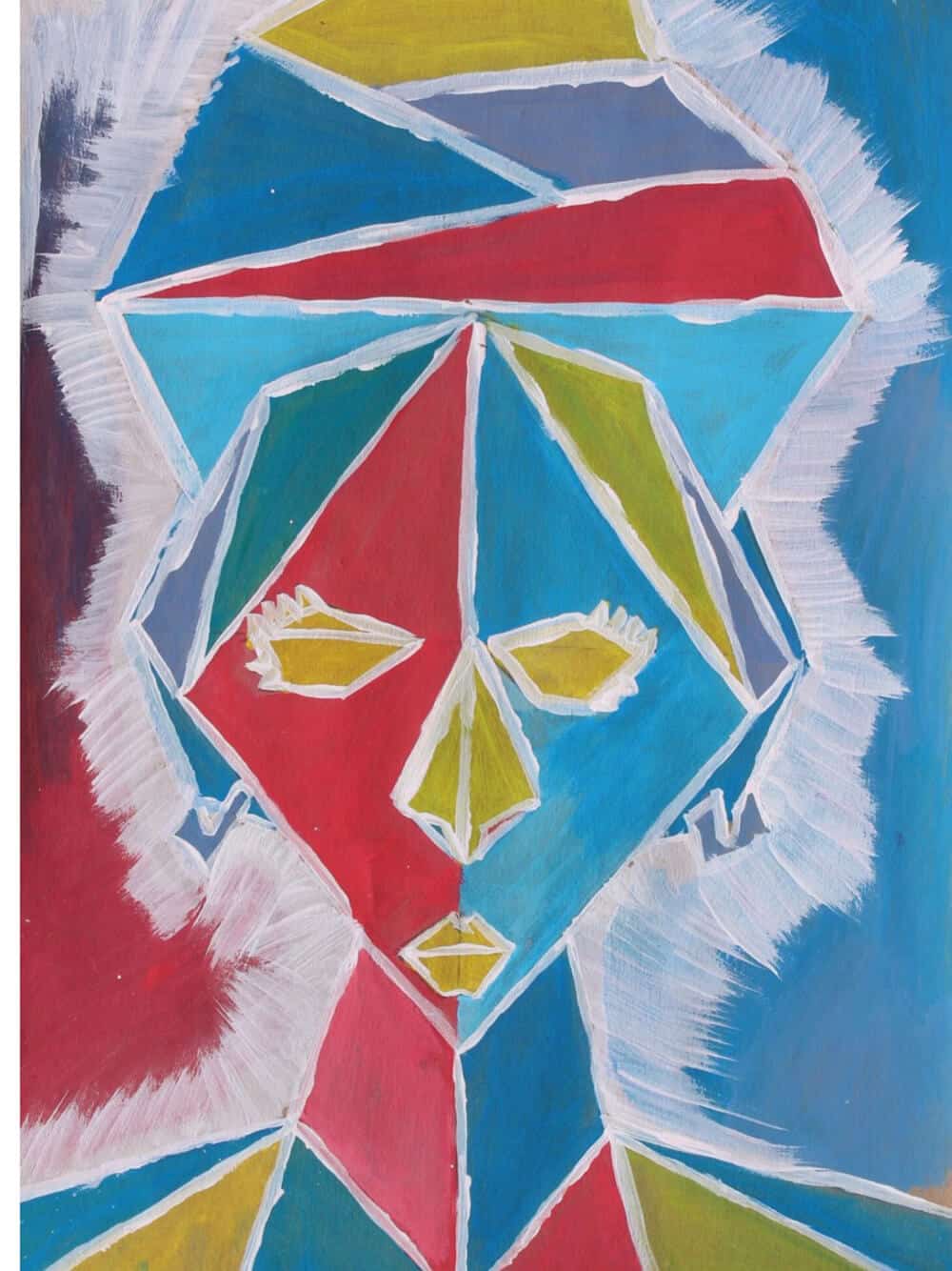 Artwork by Anthony. All artworks inspired by Odili Donald Odita & made by the children that form part of the Lalela Project curriculum. Courtesy of the Lalela Project.