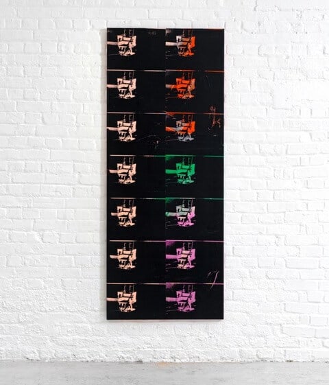 Andy Warhol. 14 Small Electric Chairs. 1980. http://www.bonhams.com/auctions/23718/lot/49/?category=list&length=10&page=1