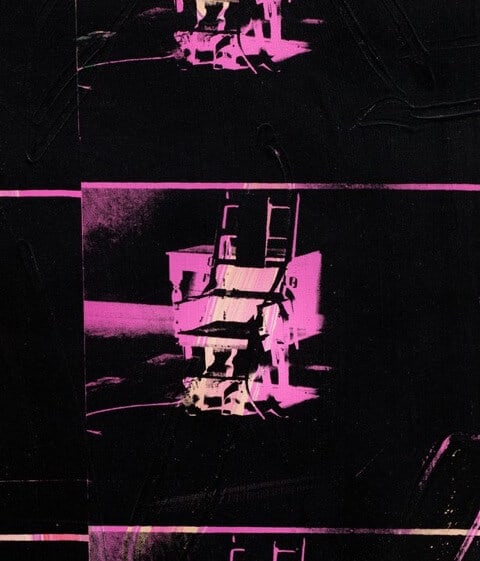 Andy Warhol. 14 Small Electric Chairs. 1980. https://www.mirror.co.uk/news/uk-news/andy-warhol-artwork-made-14-7332929