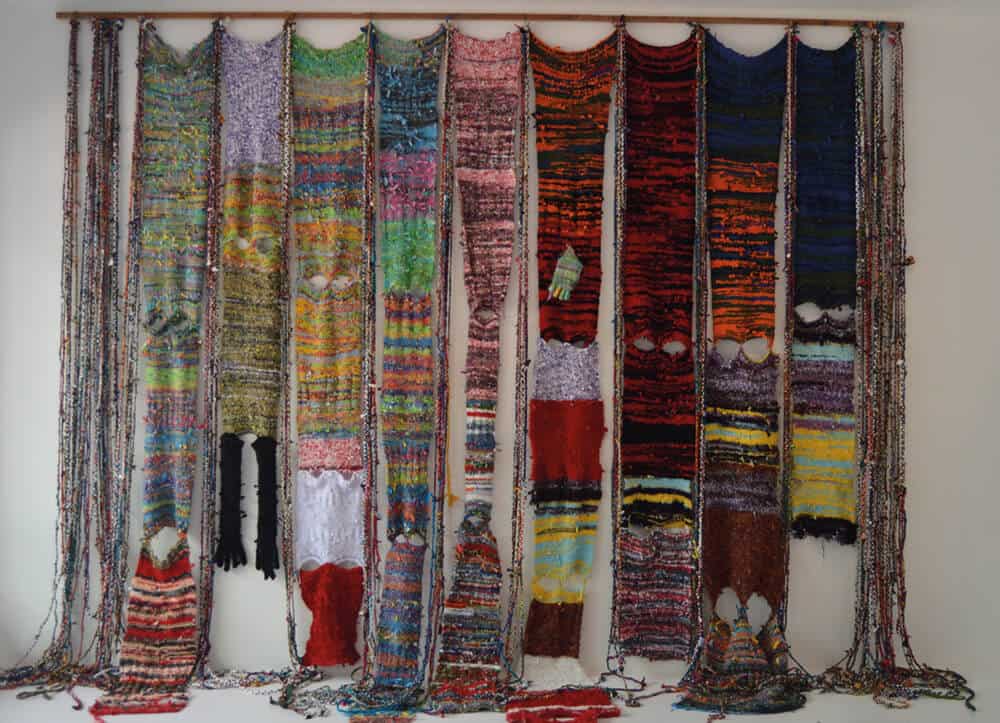 The book of Ndimande, Woven wool and fabric, 575 x 425cm.