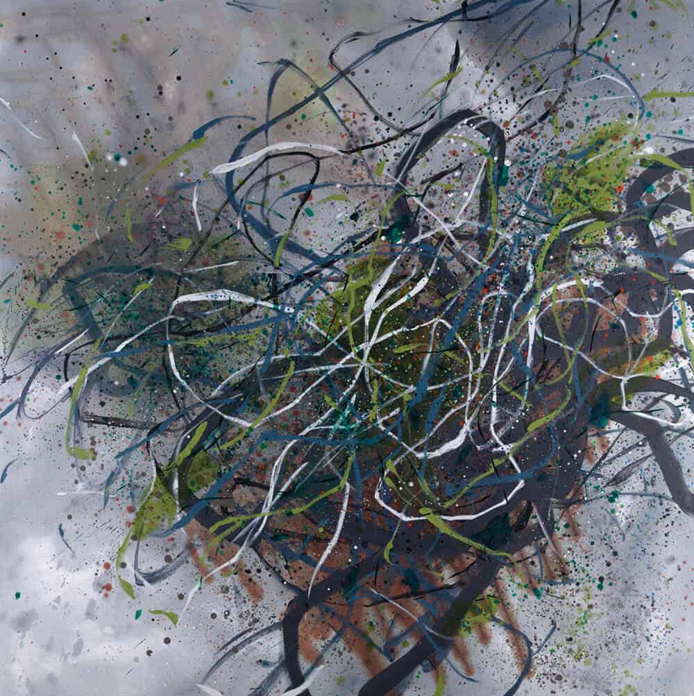 Jennifer Morrison, Metamorphosis, 2018. Oil on canvas, 190 x 190cm. Courtesy of the artist.
