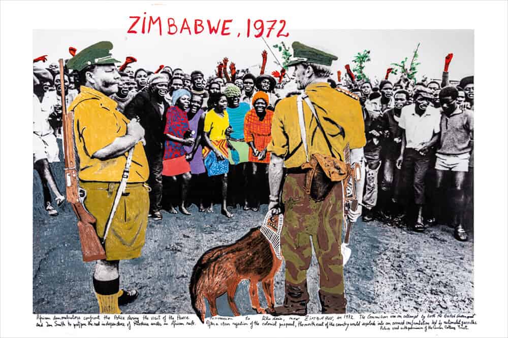 Marcelo Brodsky, Zimbabwe, 1972, 2018, Print with hard pigment ink on Hahnemuehle paper, 60 x 90cm. Courtesy of the artist & ARTCO Gallery.