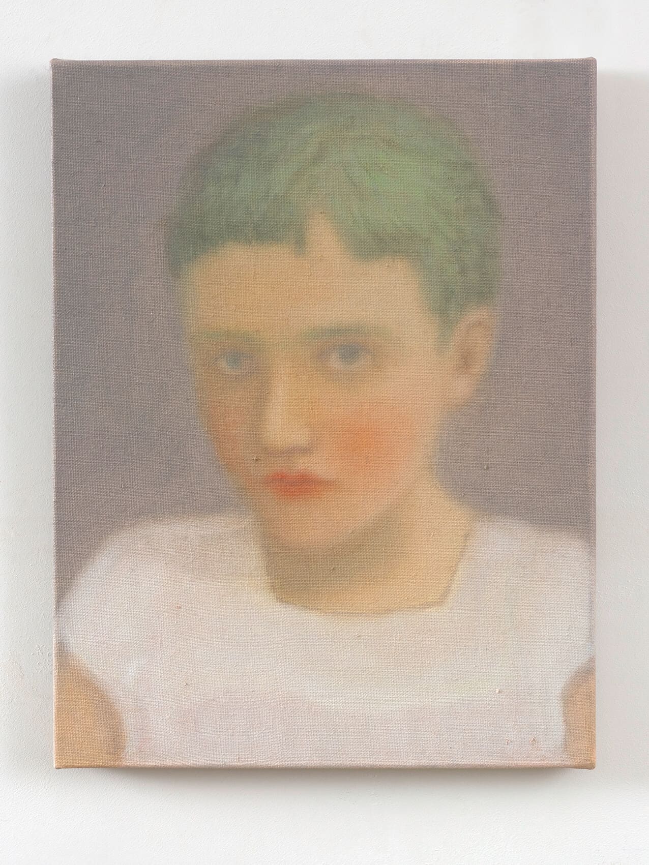 Chechu Álava, Rebel Kid, 2019. Oil on Canvas, 35 x 27cm. Courtesy of the artist & SMAC Gallery.