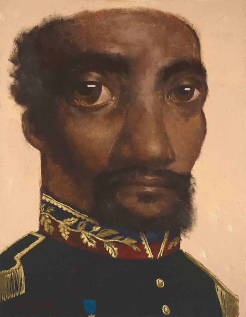 Cyril Omamogho | Military Portrait - The Power Series | Acrylic on canvas| 137,5 x 107cm | R 150 000 - 200 000